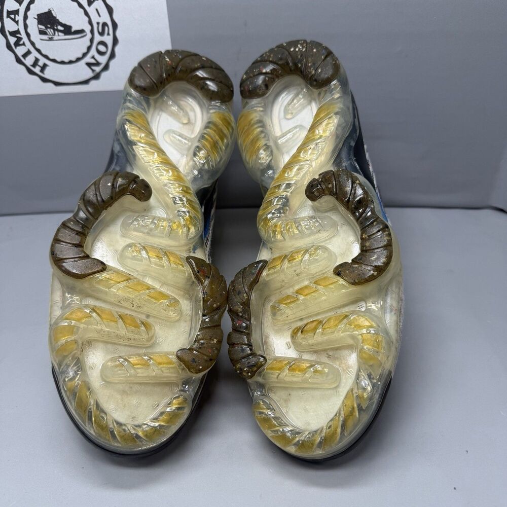 Nike Air VaporMax Flyknit Youth Sz 7Y White Blue Running DB1550-101 Women 8.5 - Picture 9 of 13